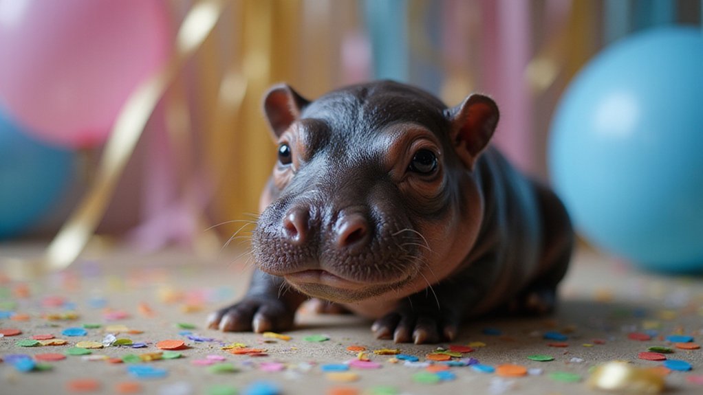 pygmy hippo birthday celebration